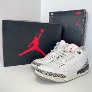 Nike Air Jordan 3 Retro White Cement 2011 Size 11
